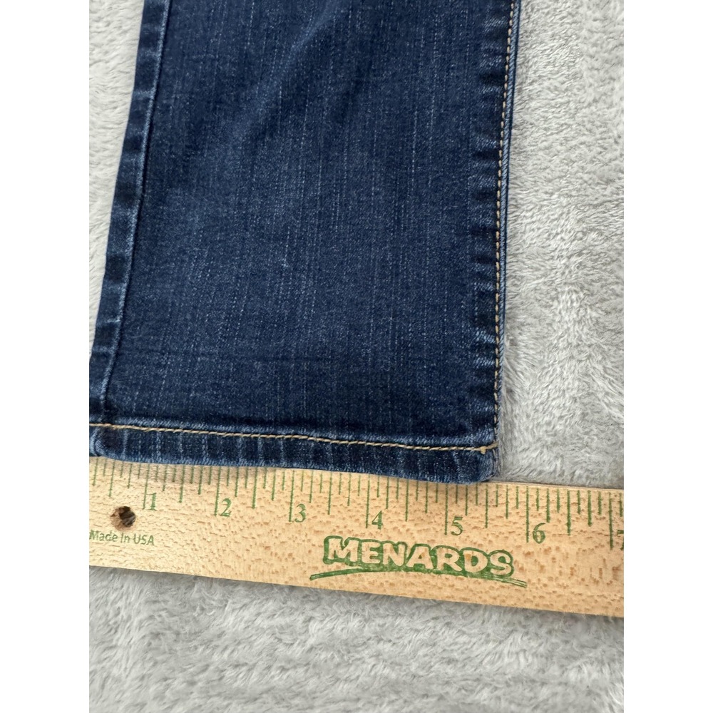 American Eagle Outfitters Jeans‎ Womens 8 Blue Skinny Viscose Stretch Whiskered - Picture 14 of 16